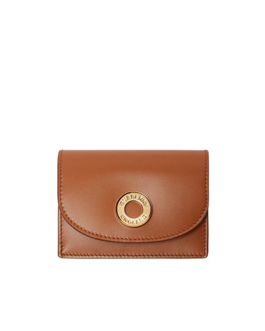 Burberry Brown Logo Graphic Wallet