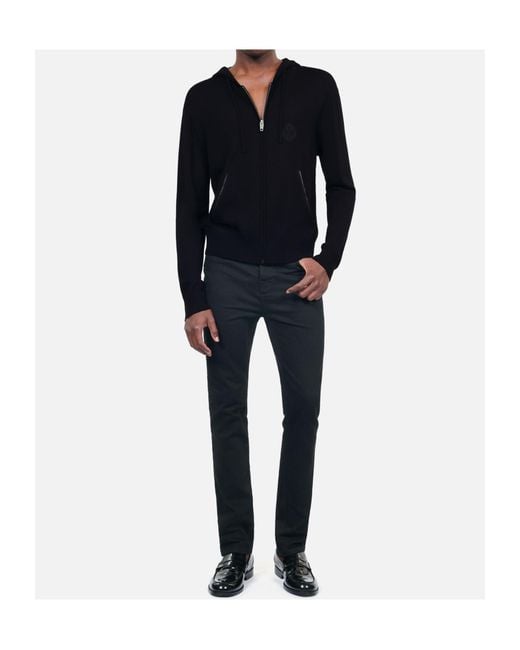 The Kooples Black Wool Sweater for men
