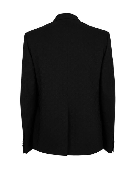 Gucci Black Single-Breasted Blazer for men