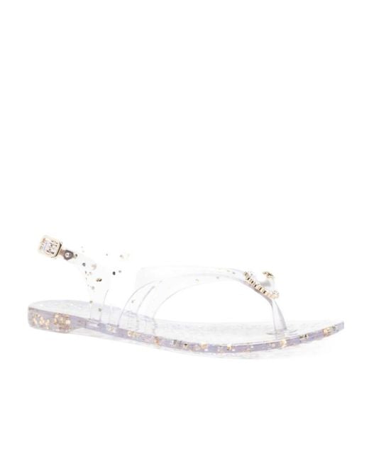 Casadei White Flip-Flops Sandals