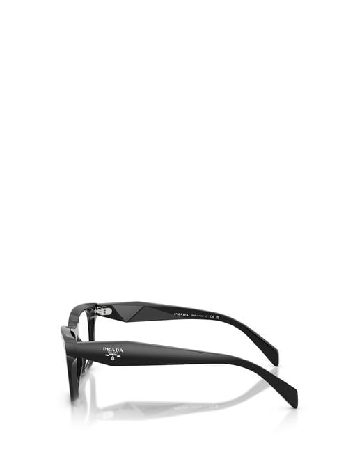 Prada White Eyewear Square Frame Glasses