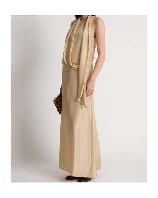 Alberta Ferretti Natural Skirts