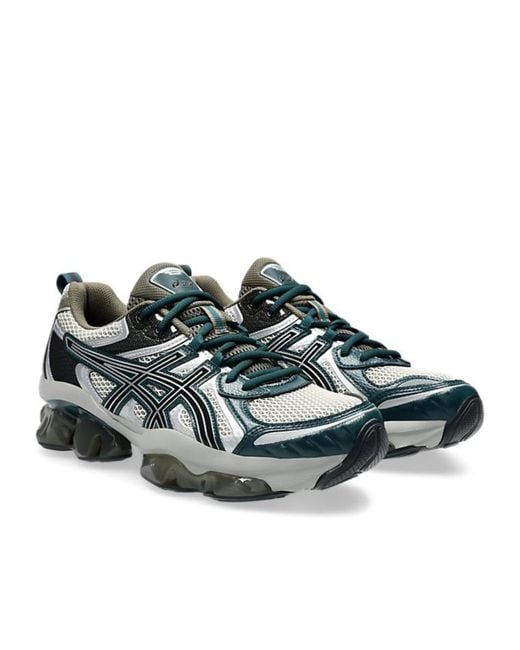 Asics Green Gel-Quantum Kinetic Lace-Up Sneakers for men
