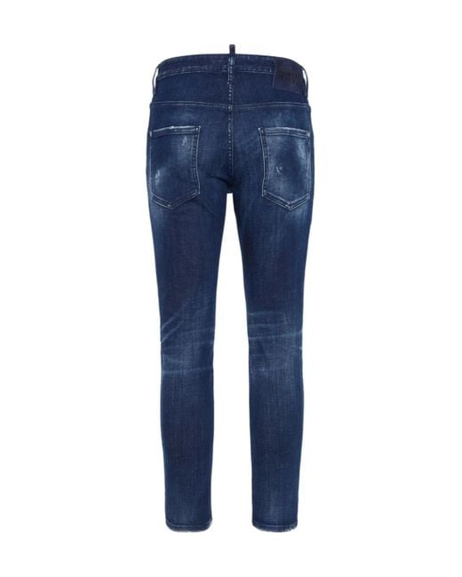 DSquared² Blue Dark Milky Way Wash 642 Jeans for men