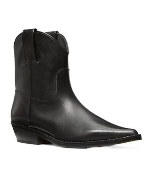 MICHAEL Michael Kors Black Cowboy Boots