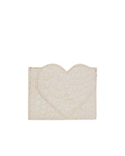 Vivienne Westwood White Slim Card Holder