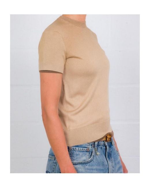Acne Blue Short-Sleeved T-Shirt
