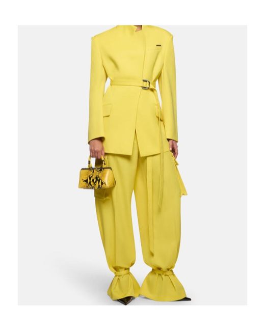 The Attico Yellow The Long Pants