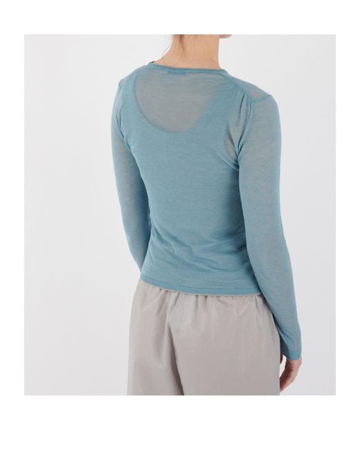 Paloma Wool Blue Long-Sleeved Top