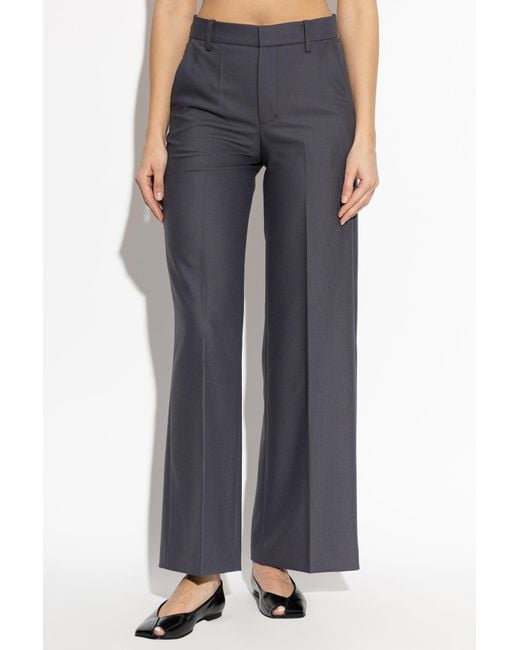 Zadig & Voltaire Blue Panol Straight Leg Trousers