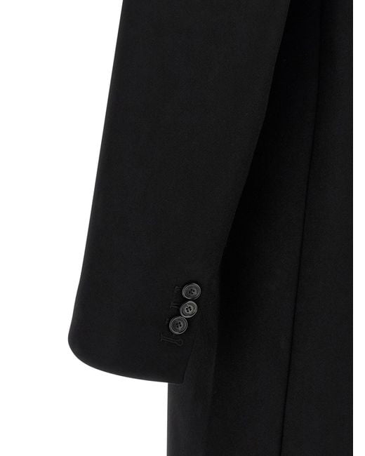 DSquared² Black Wool Coat for men