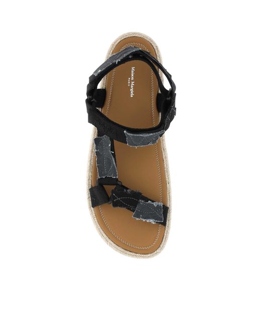 Maison Margiela Multicolor Threadbare Strappy Open-Toe Sandals