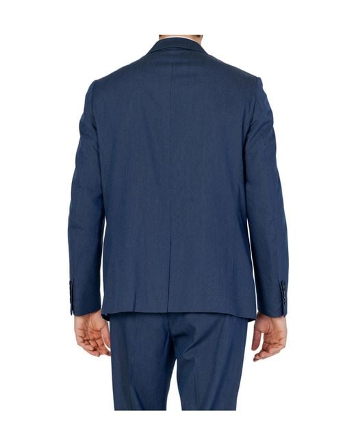 Antony Morato Blue Single-Breasted Suit Jacket for men