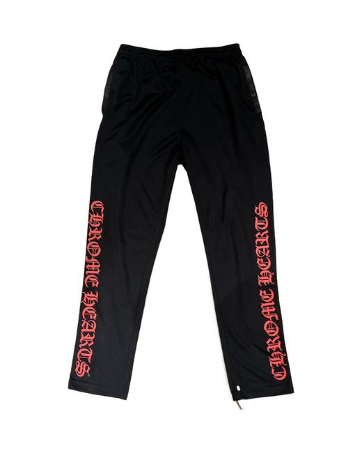 Chrome Hearts Black Elastic Waist Sweatpants for men