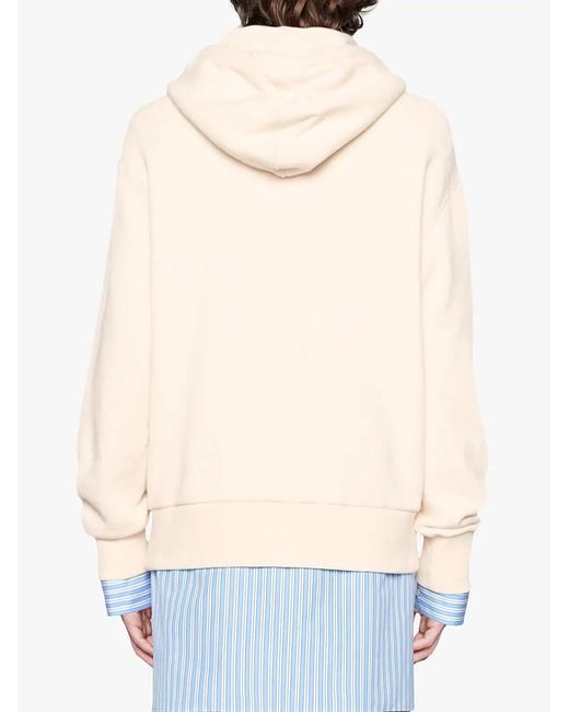 Gucci White Interlocking G Hoodie for men