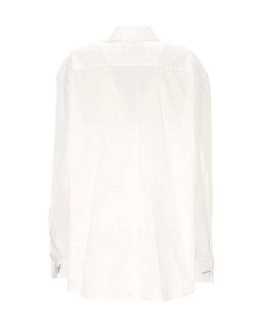 Dondup White Long-Sleeved Shirt