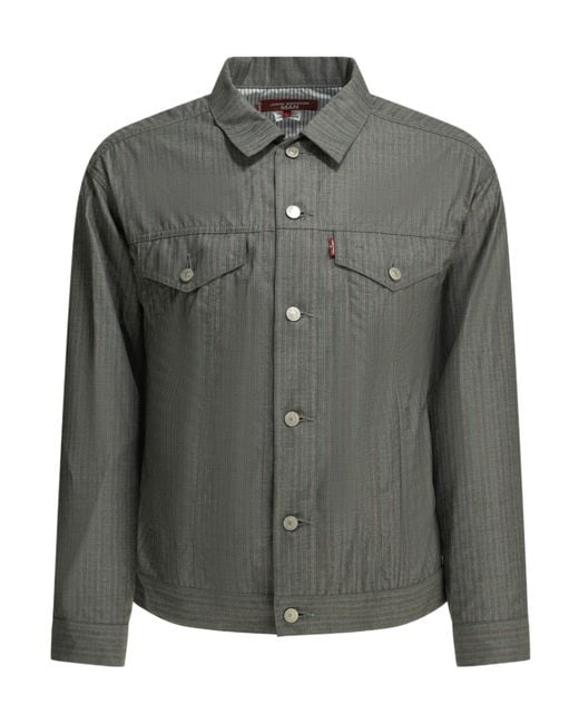 Junya Watanabe Green Levi's Type 2' Overshirt Jacket for men
