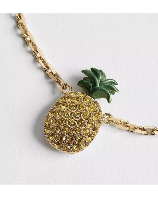 Dior Metallic Sparkling Fruit Necklace