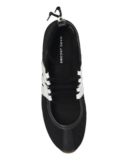 Marc Jacobs Black Round-Toe Ballet Flats