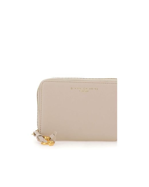Gianni Chiarini Natural Dollaro Zip-Around Wallet
