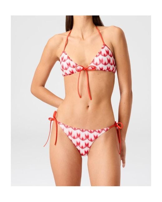Missoni Red Printed Bikini