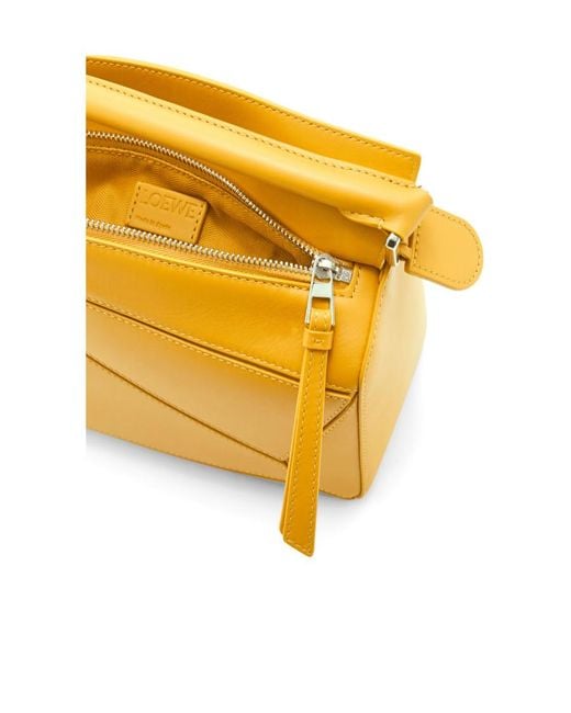 Loewe Metallic Small Puzzle Bag