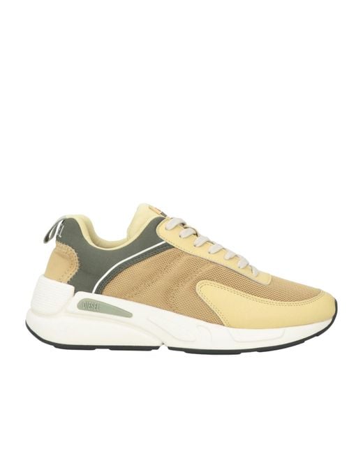 DIESEL Natural Low-Top Multi-Colored Sneakers