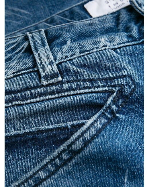 Givenchy Blue Logo Detail Jeans