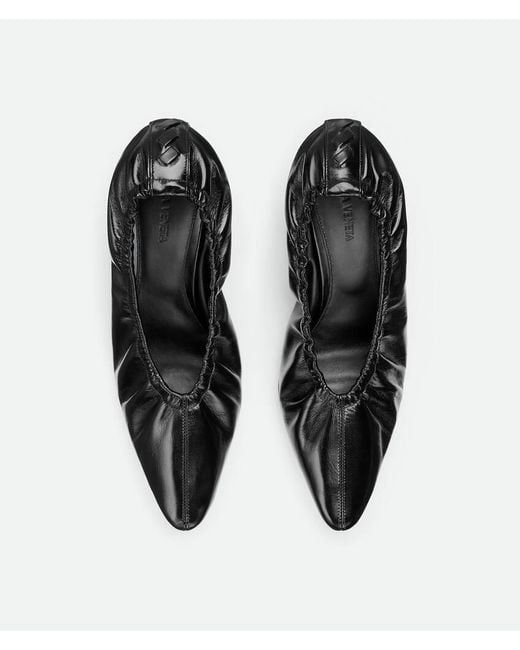 Bottega Veneta Black Leather Sofia Pumps 60