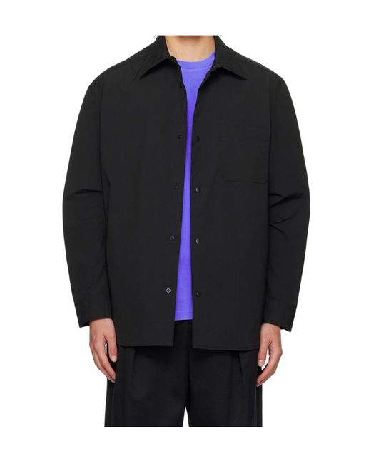 A.P.C. Black Snap-Open Casual Jacket for men
