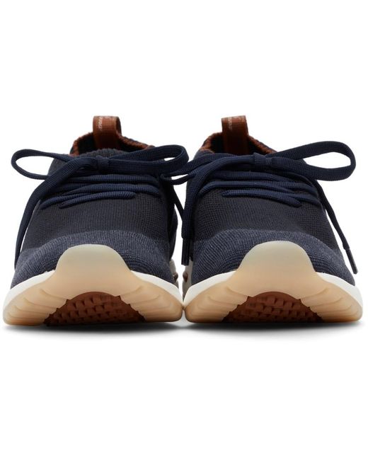 Loro Piana Blue Flexy Walk Sneakers for men