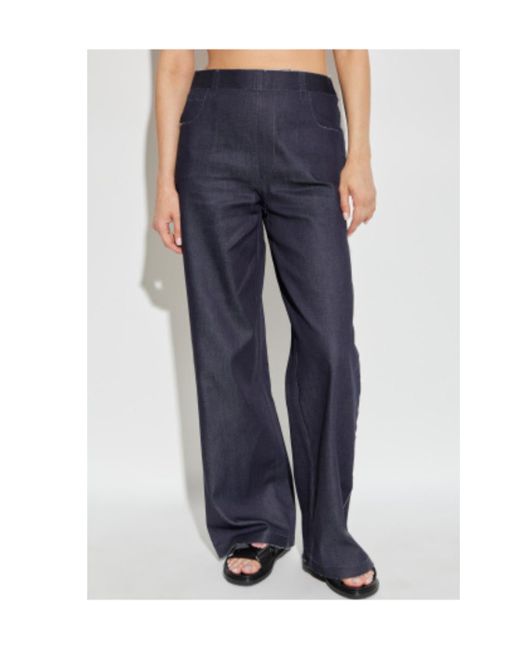 Marni Blue Cotton Trousers