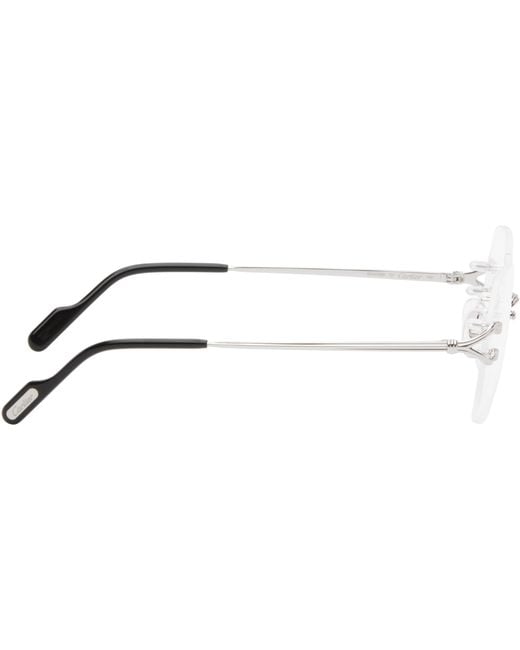 Cartier White Signature C De Glasses
