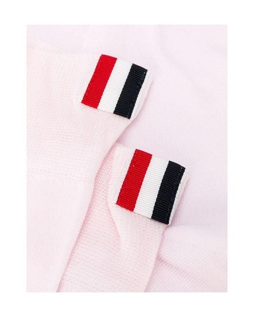 Thom Browne Pink Mid Calf Socks