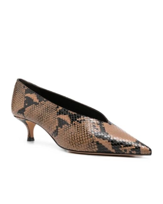 Le Monde Beryl Brown Kitten Heel Mules