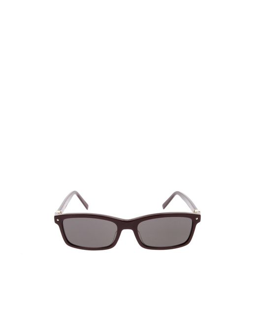 Dior White Eyewear Rectangular Frame Sunglasses