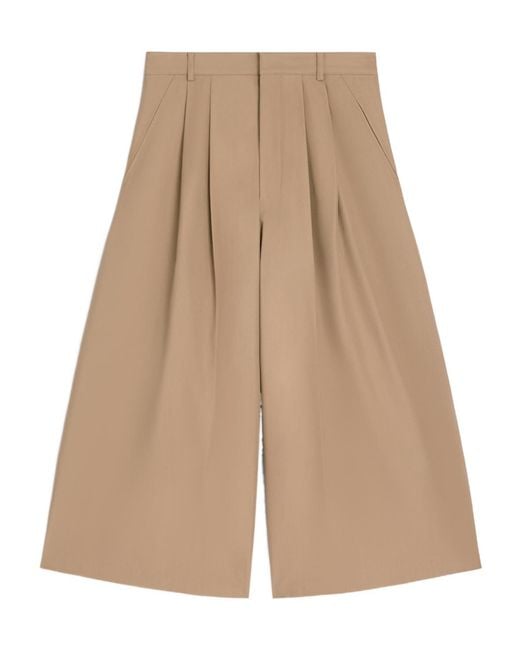 Céline Natural Montauk Cropped Trousers