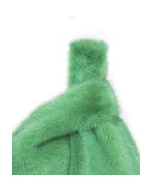 Simonetta Ravizza Green Logo Handbag