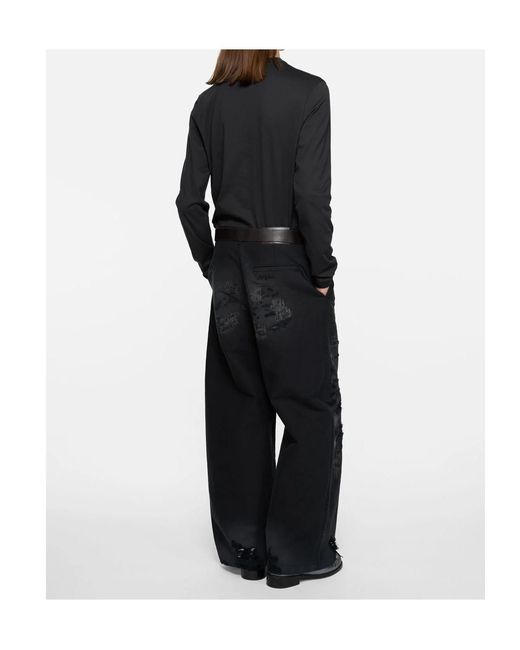 Acne Black Long-Sleeve Top for men