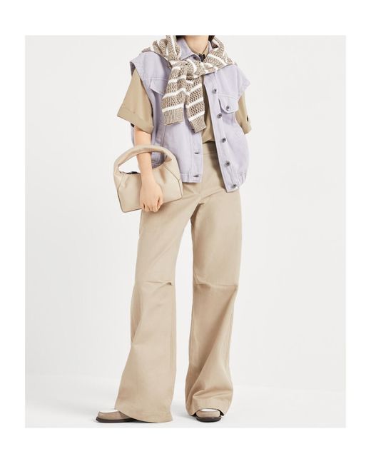 Brunello Cucinelli Natural Conceal Fastened Shirt