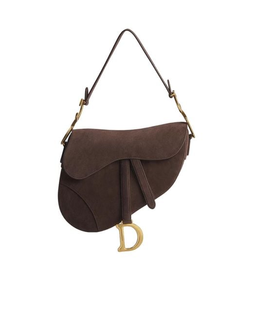 Dior Brown Saddle Bag With Strap