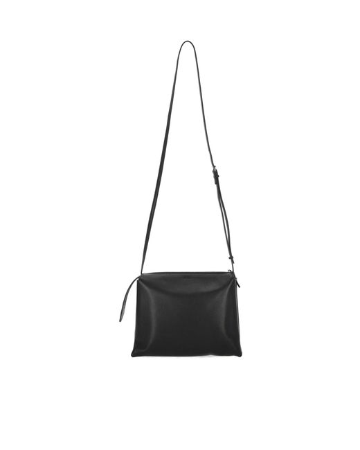 The Row White Zippered Shoulder Bag