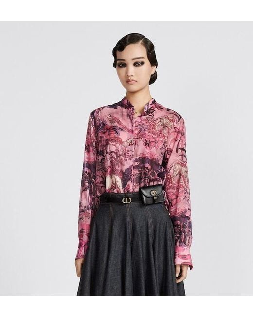 Dior Red Blouse