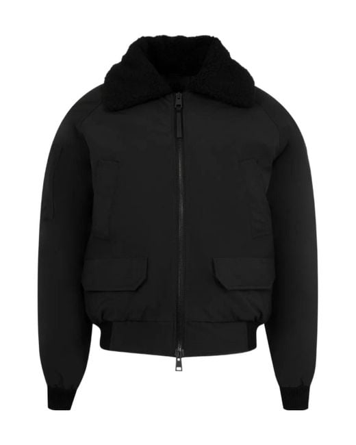 Canada Goose Black Chilliwack Aviator Bomber Jacket for men