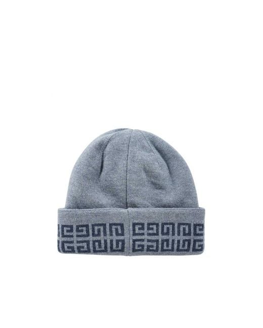Givenchy Blue Logo Hat for men