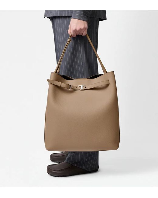 Tod's Natural Solid Color Single-Shoulder Bag for men