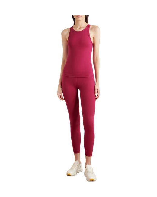 lululemon athletica Red Acerback Athletic Tank Top