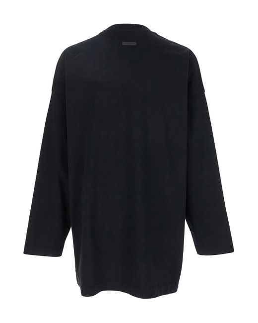 Fear Of God Blue Eternal Printed Crewneck T-Shirt for men