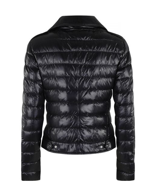 Herno Black Ultralight Bomber Jacket