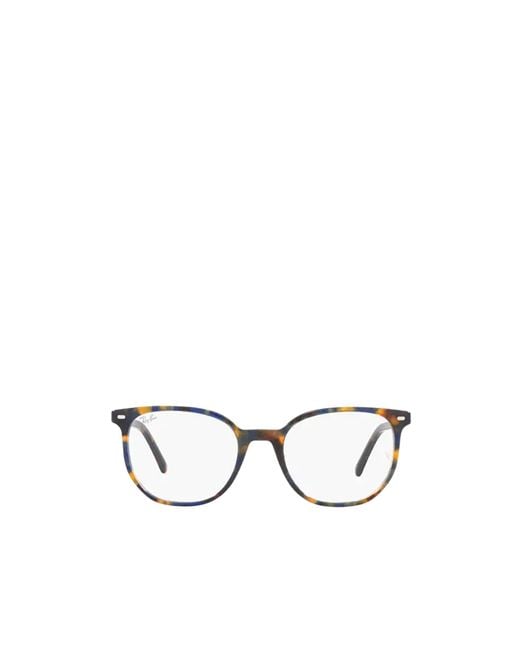 Ray-Ban Metallic Elliot Square Frame Glasses for men